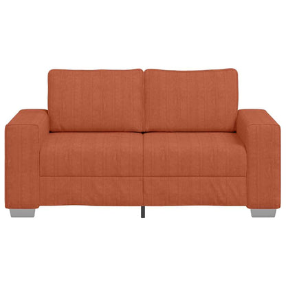 Loveseat Sofa Rood Oranje 160x77x82 cm Corduroy Stof
