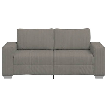 Loveseat Sofa Lichtgrijs 180x77x82 cm Corduroy Stof
