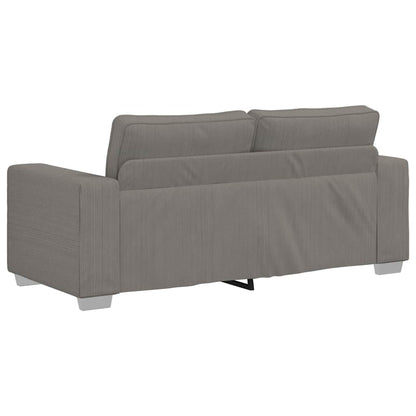 Loveseat Sofa Lichtgrijs 180x77x82 cm Corduroy Stof
