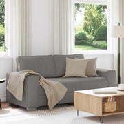 Loveseat 180x77x82 cm lichtgrijs corduroy stof