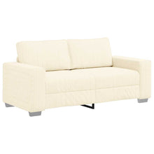 Loveseat Sofa Crème 180x77x82 cm Corduroy Stof