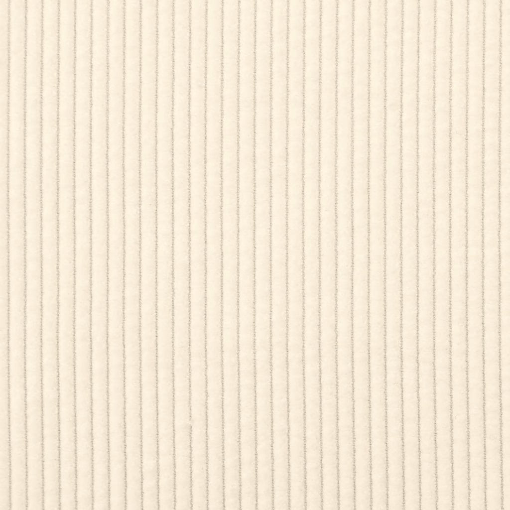 Loveseat Sofa Crème 180x77x82 cm Corduroy Stof