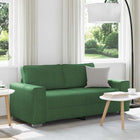 Loveseat Sofa Dark Green 180x77x82 cm Corduroy Fabric