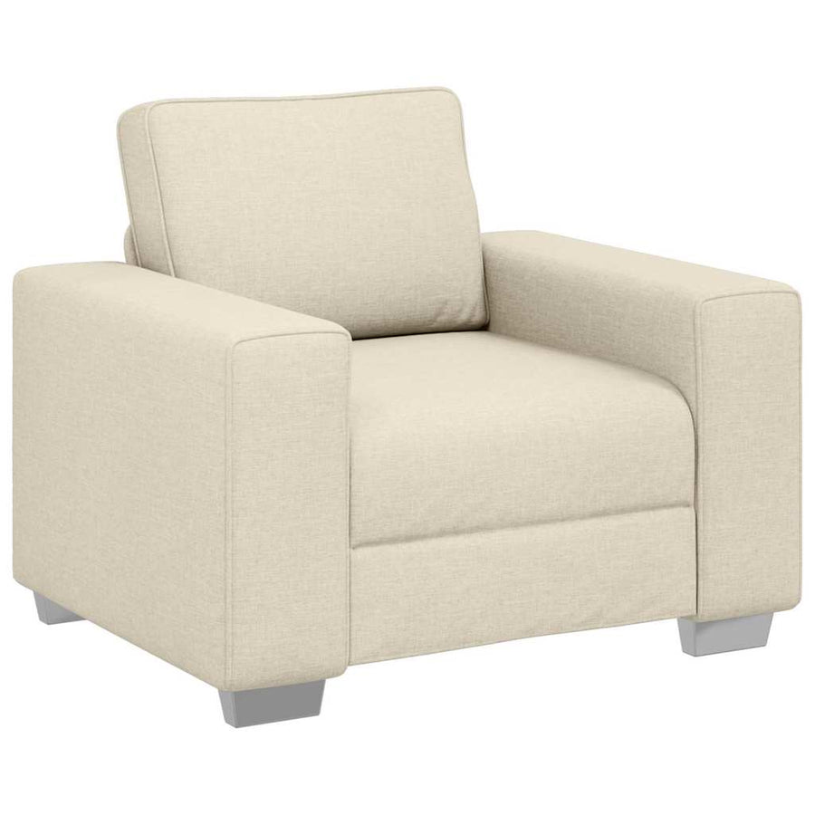 Bank Beige 100 x 77 x 82 cm Linnen-mix stof