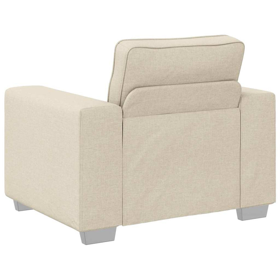 Bank Beige 100 x 77 x 82 cm Linnen-mix stof