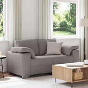Bank taupe 160x77x82 cm stof