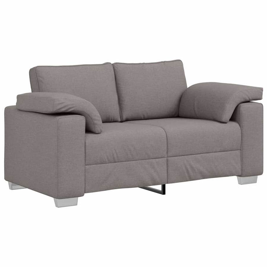 Loveseat Taupe 160 x 77 x 82 cm Stof