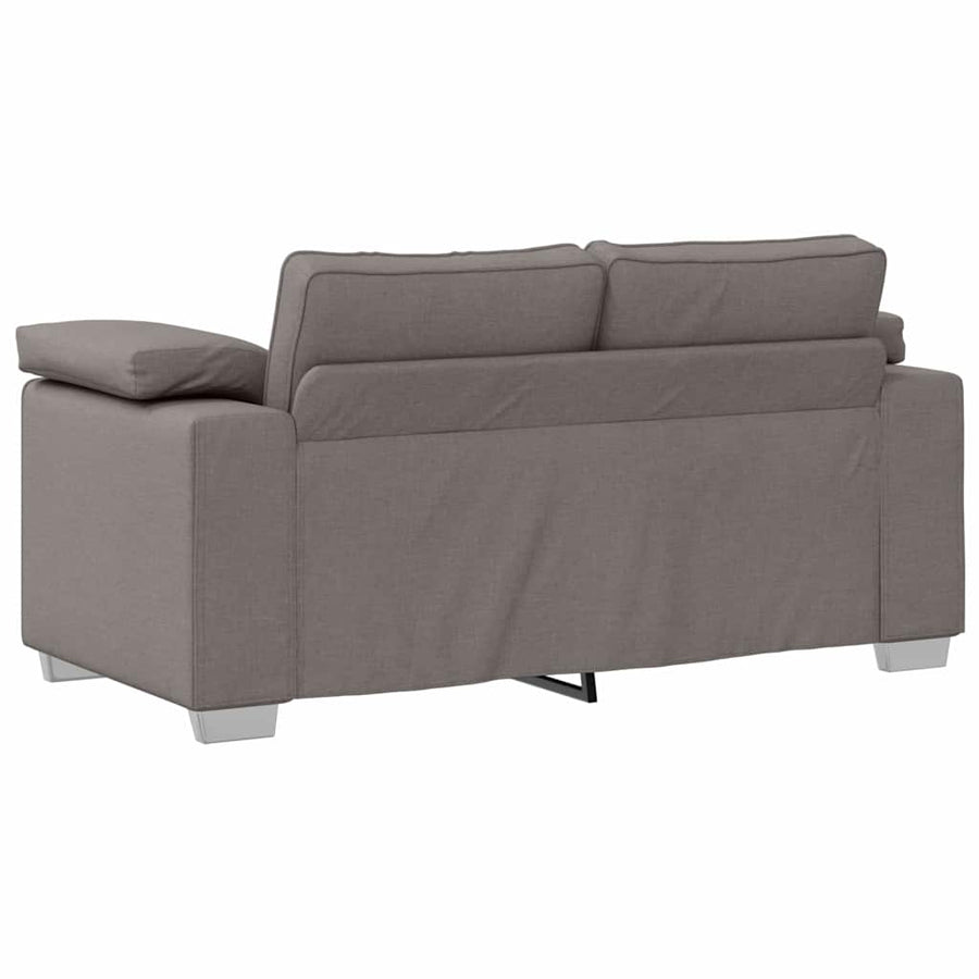 Loveseat Taupe 160 x 77 x 82 cm Stof