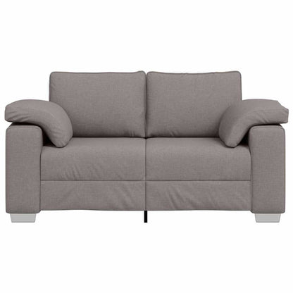 Loveseat Taupe 160 x 77 x 82 cm Stof