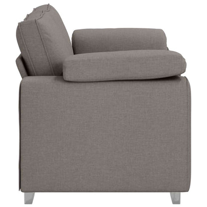Loveseat Taupe 160 x 77 x 82 cm Stof