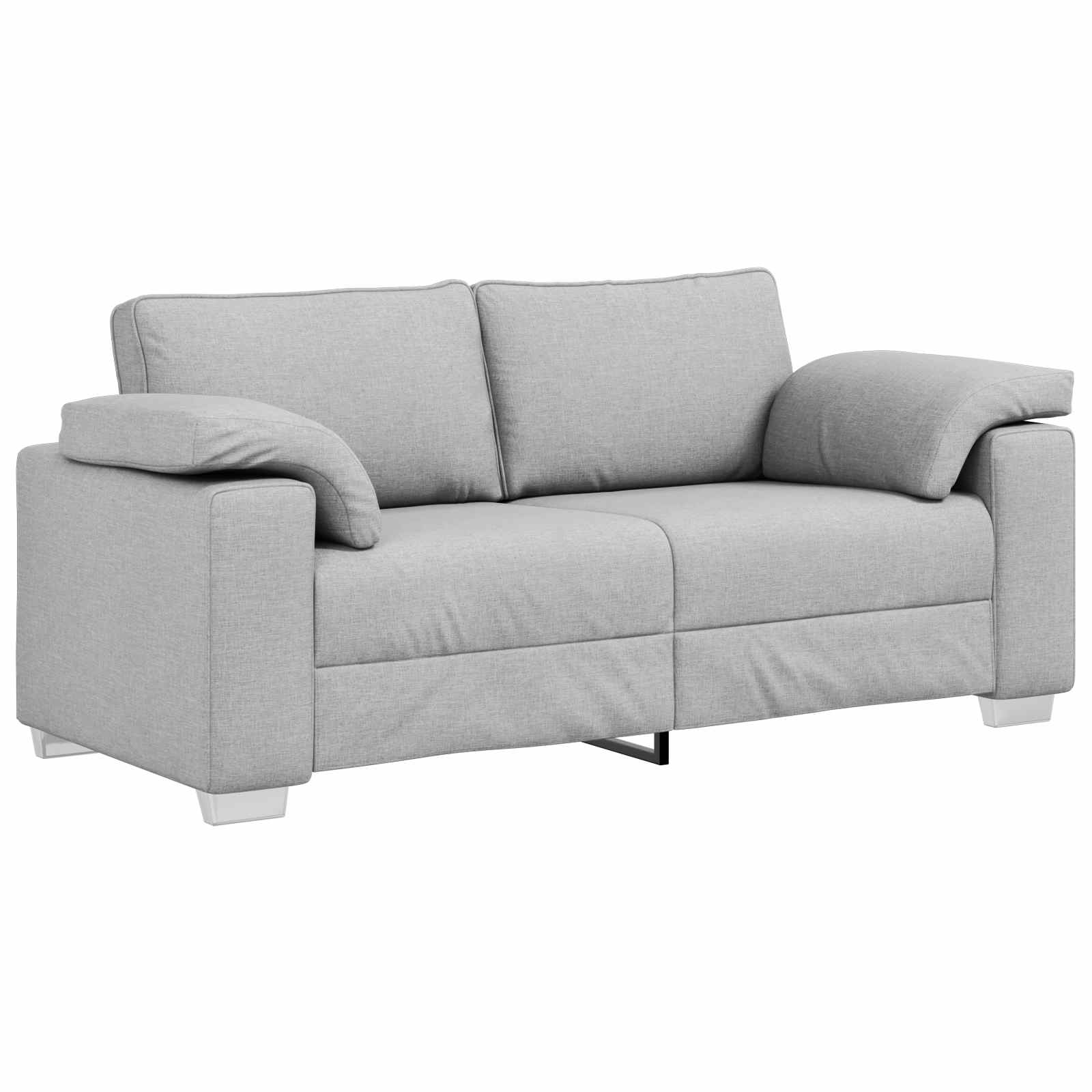 Bank 140Cm Wolkengrijs Stof Wolken grijs