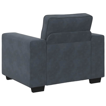 Fauteuil Fluweel 60 cm Donkergrijs