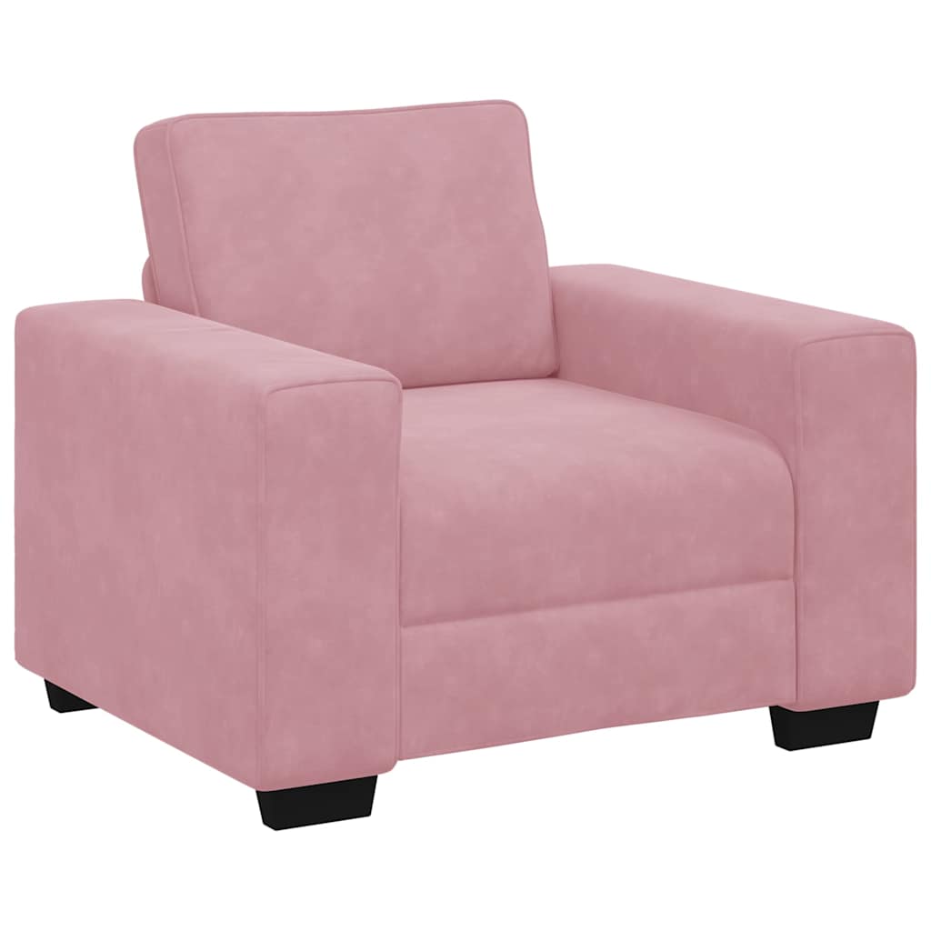 Sofastoel Roze 100x77x82 cm Fluweel