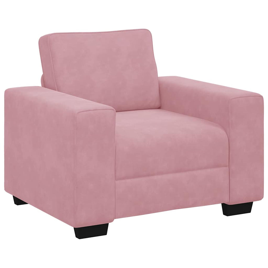 Sofastoel Roze 100x77x82 cm Fluweel