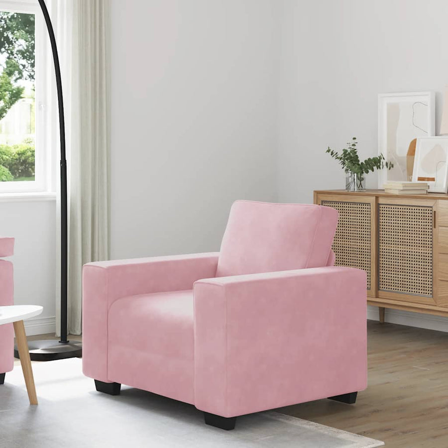 Sofastoel Roze 100x77x82 cm Fluweel