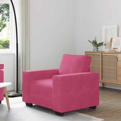Sofastoel Wijnrood 100x77x82 cm Fluweel