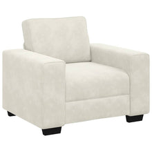 Sofastoel Crème 100x77x82 cm Fluweel