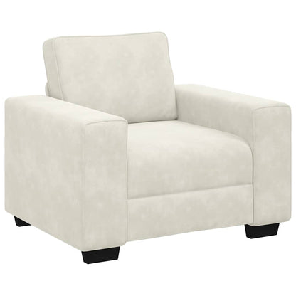 Sofastoel Crème 100x77x82 cm Fluweel