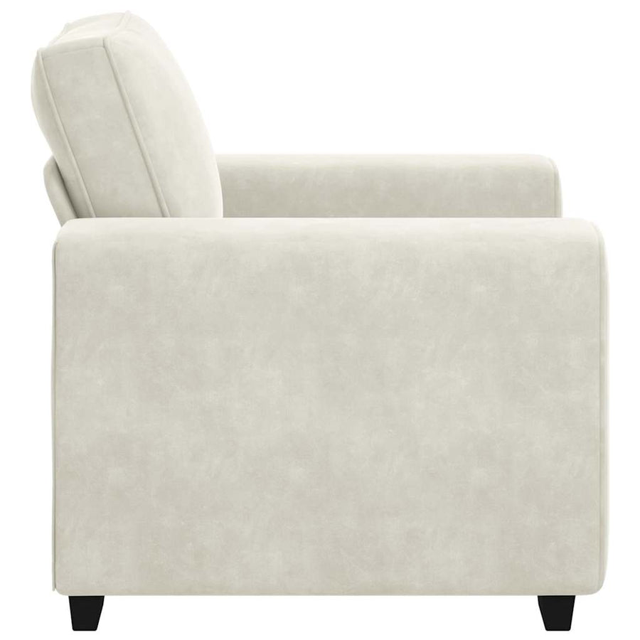 Sofastoel Crème 100x77x82 cm Fluweel
