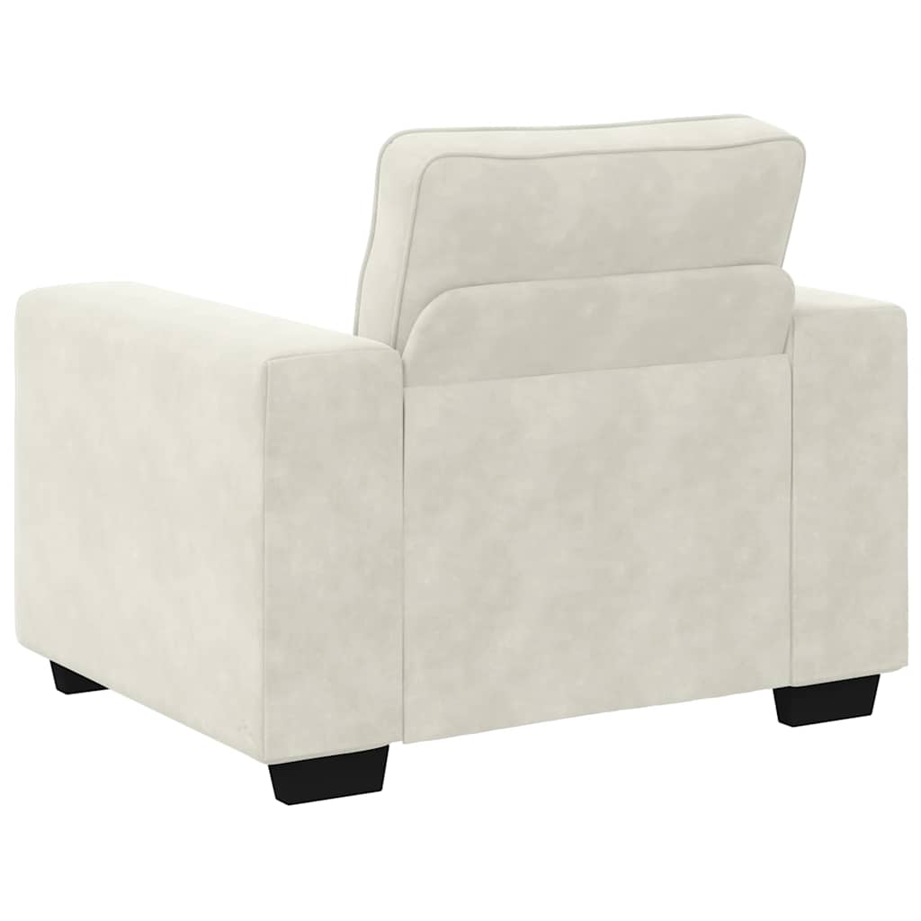 Sofastoel Crème 100x77x82 cm Fluweel