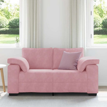 Loveseat Sofa Roze 160x77x82 cm Fluweel