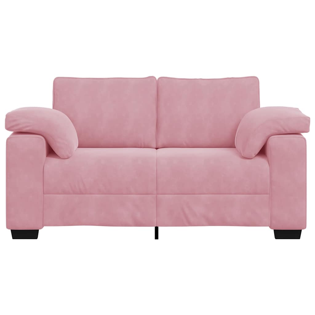 Loveseat Sofa Roze 160x77x82 cm Fluweel