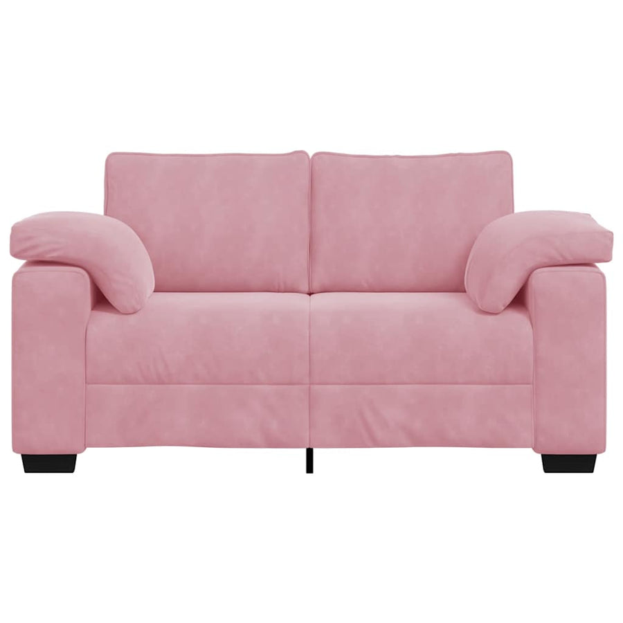 Loveseat Sofa Roze 160x77x82 cm Fluweel