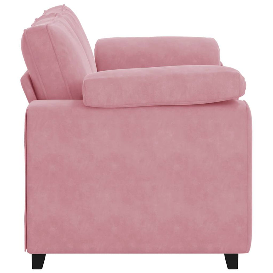 Loveseat Sofa Roze 160x77x82 cm Fluweel