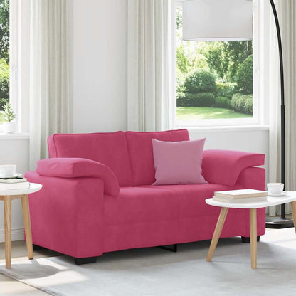 Loveseat Sofa Wijnrood 160x77x82 cm Fluweel