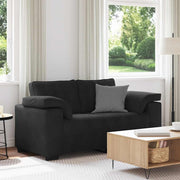 Loveseat sofa 160x77x82 cm velvet black