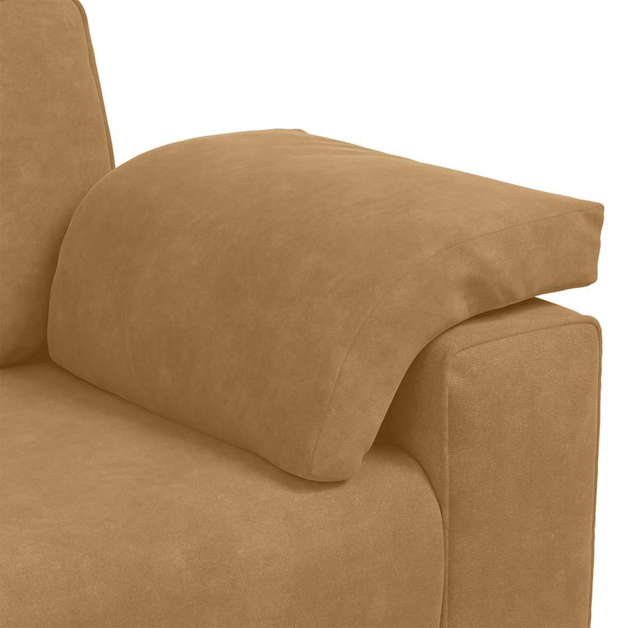 Loveseat Sofa Bruin 160x77x82 cm Fluweel