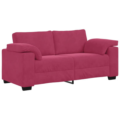 Loveseat Sofa Wijnrood 180x77x82 cm Fluweel