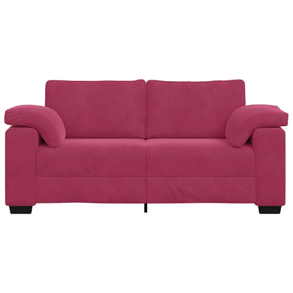 Loveseat Sofa Wijnrood 180x77x82 cm Fluweel