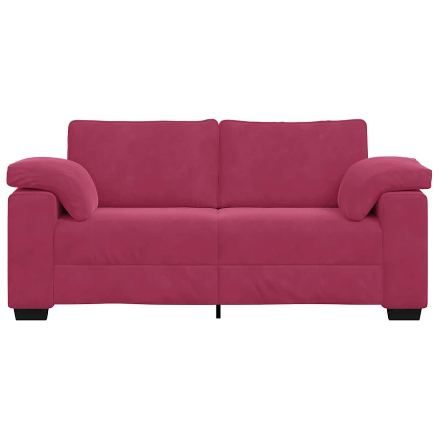 Loveseat Sofa Wijnrood 180x77x82 cm Fluweel