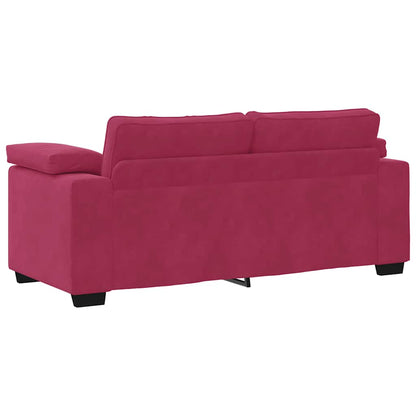 Loveseat Sofa Wijnrood 180x77x82 cm Fluweel