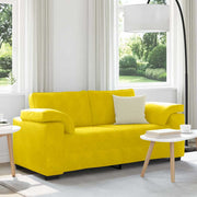 Loveseat 180x77x82 cm geel fluweel