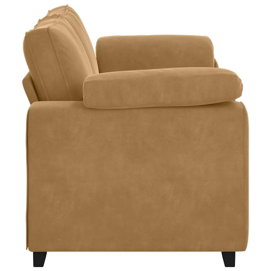 Loveseat Sofa Bruin 180x77x82 cm Fluweel