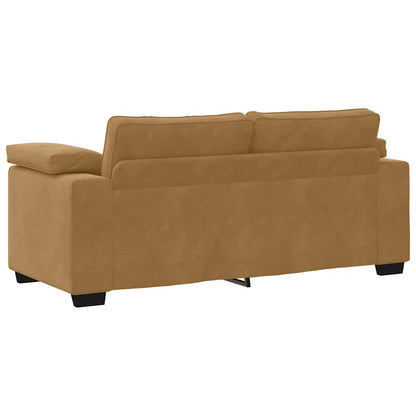 Loveseat Sofa Bruin 180x77x82 cm Fluweel