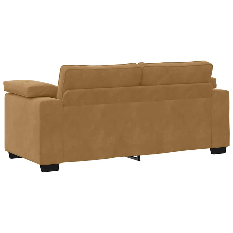 Loveseat Sofa Bruin 180x77x82 cm Fluweel