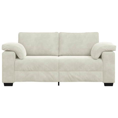 Loveseat Sofa Crème 180x77x82 cm Fluweel