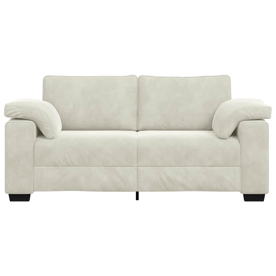 Loveseat Sofa Crème 180x77x82 cm Fluweel