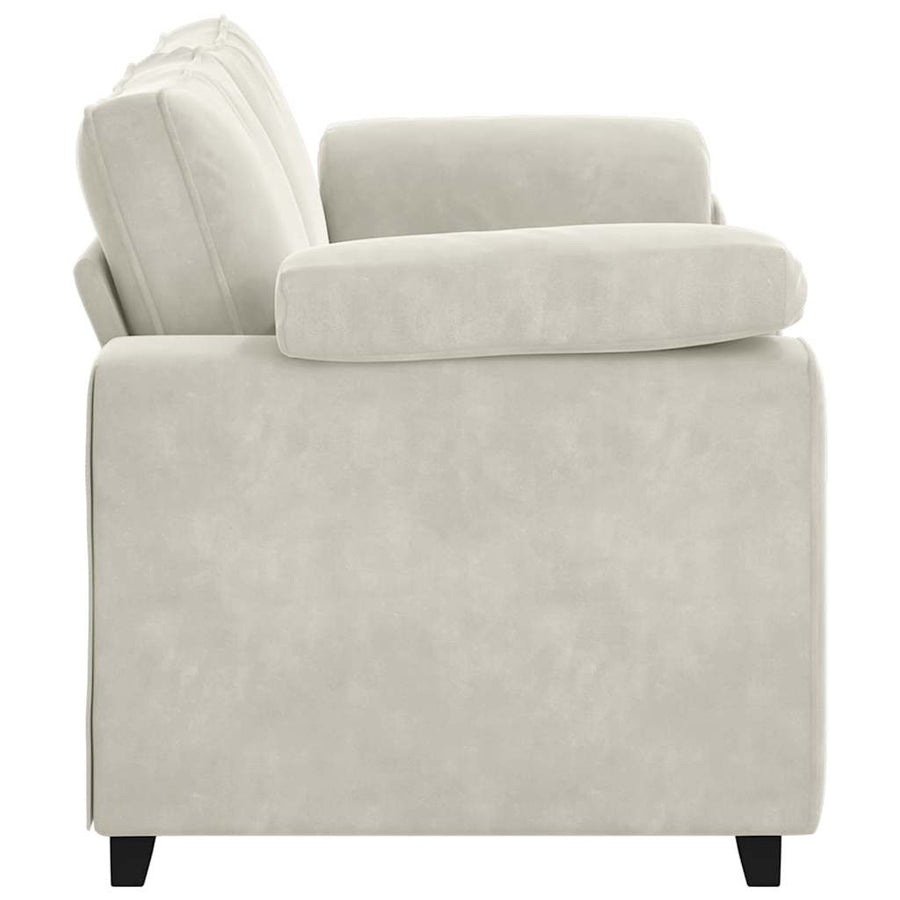 Loveseat Sofa Crème 180x77x82 cm Fluweel