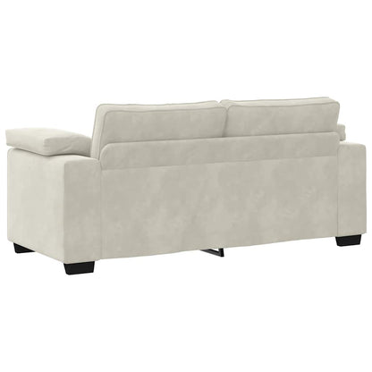 Loveseat Sofa Crème 180x77x82 cm Fluweel