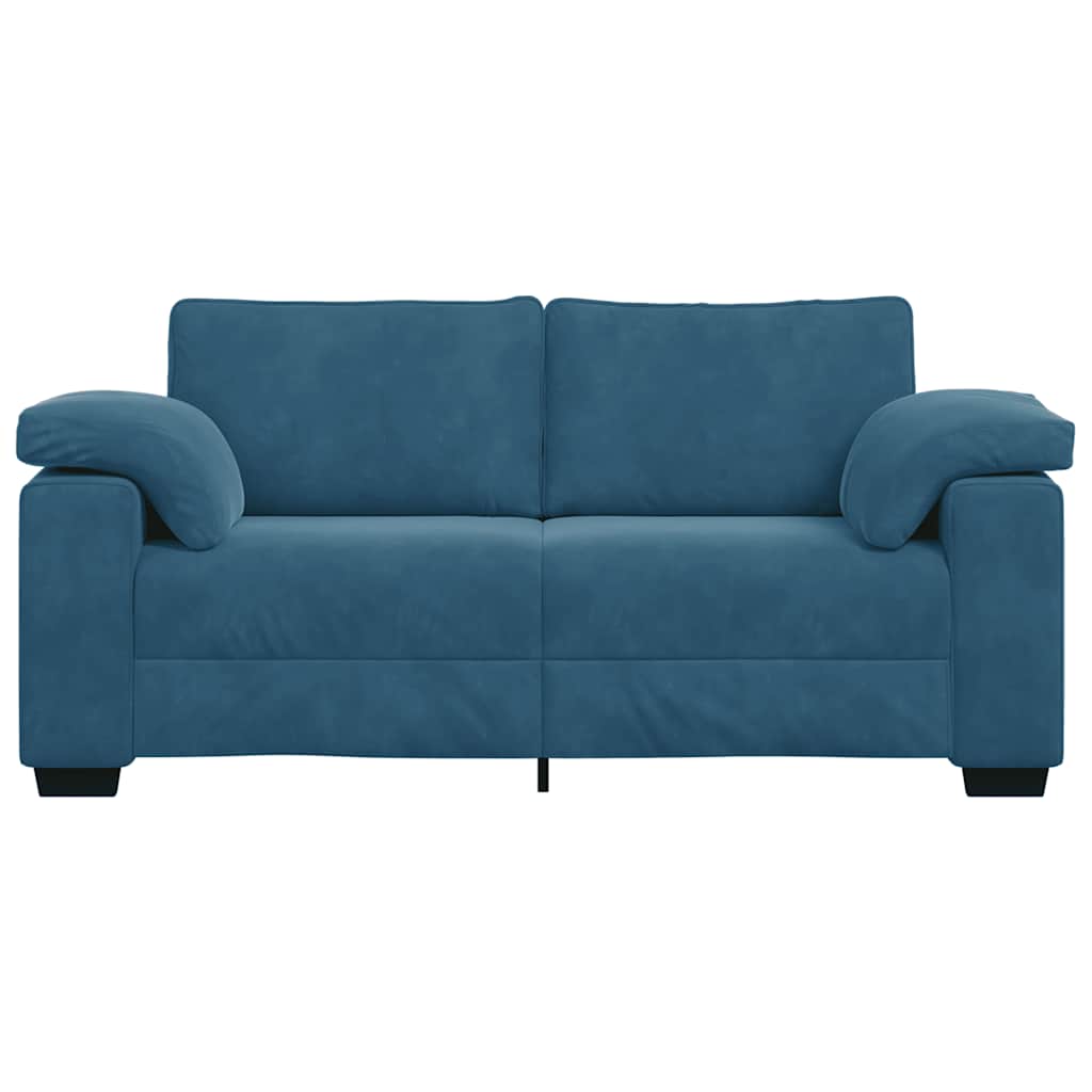 Loveseat Sofa Blauw 180x77x82 cm Fluweel
