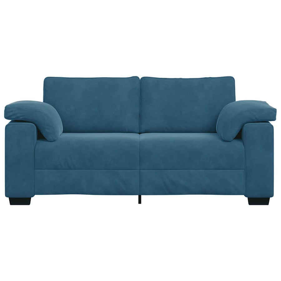 Loveseat Sofa Blauw 180x77x82 cm Fluweel