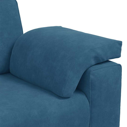 Loveseat Sofa Blauw 180x77x82 cm Fluweel