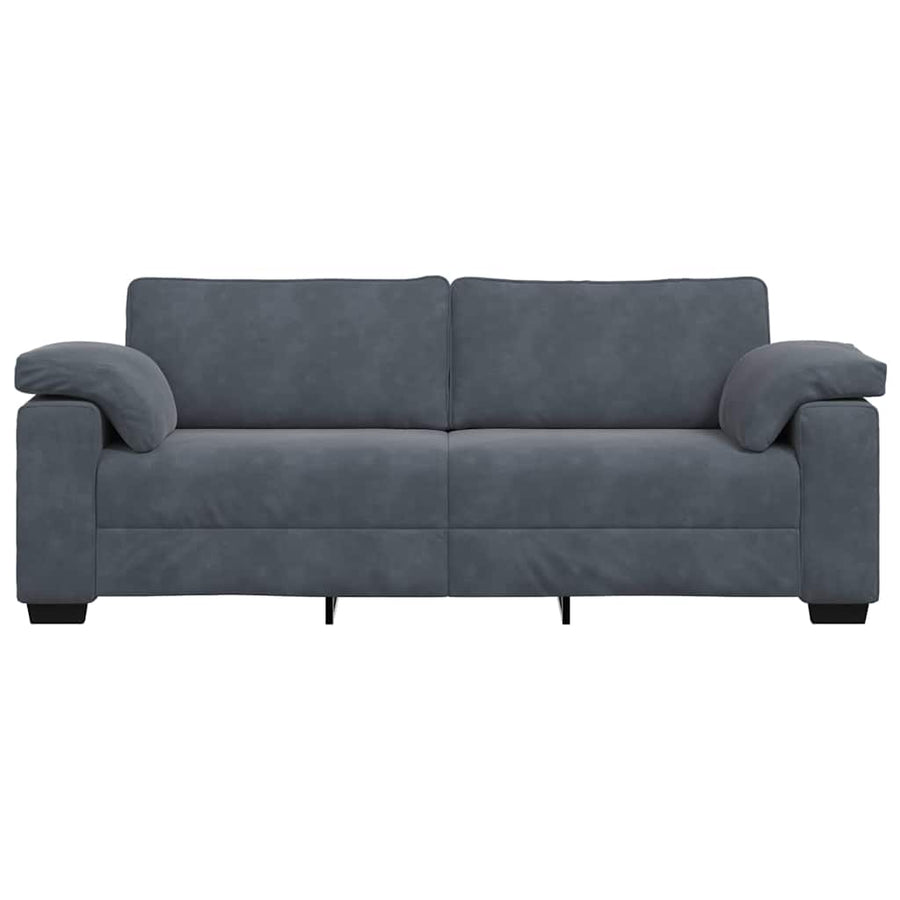 3-Zitsbank Fluweel 178 cm Donkergrijs