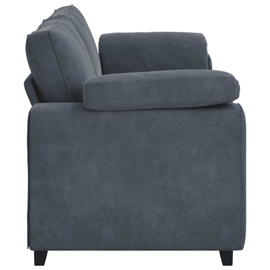 3-Zitsbank Fluweel 178 cm Donkergrijs