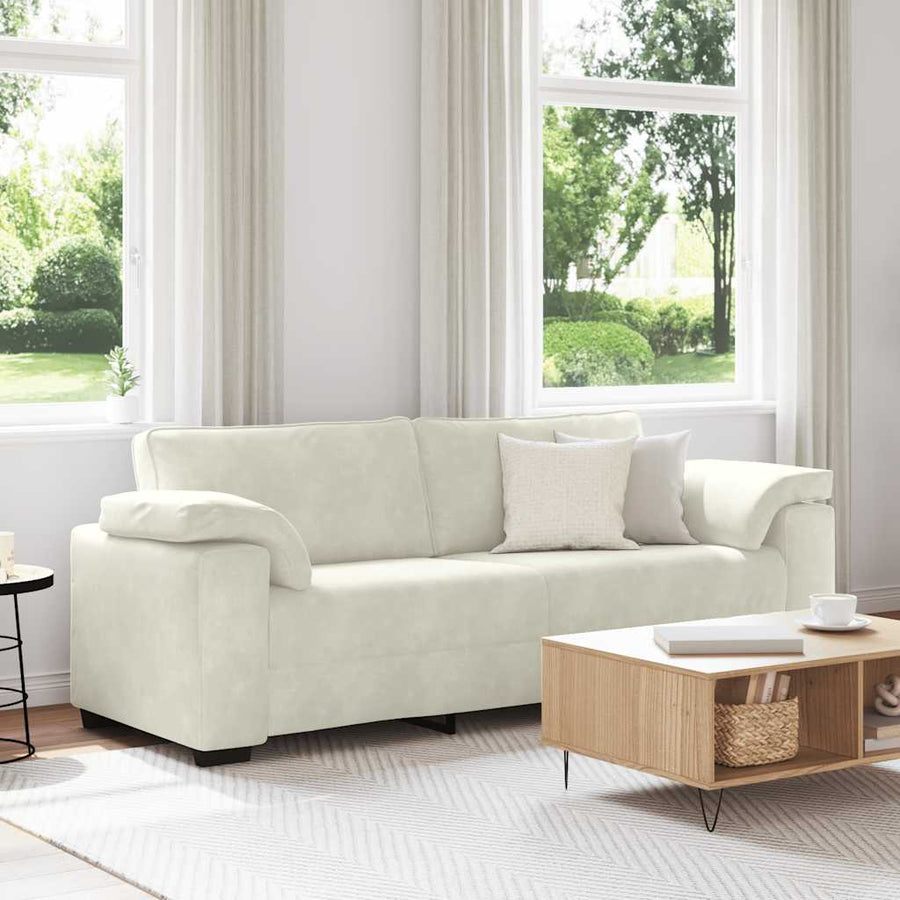 3-Zitsbank 220X77X82 Cm Fluweel 220 cm