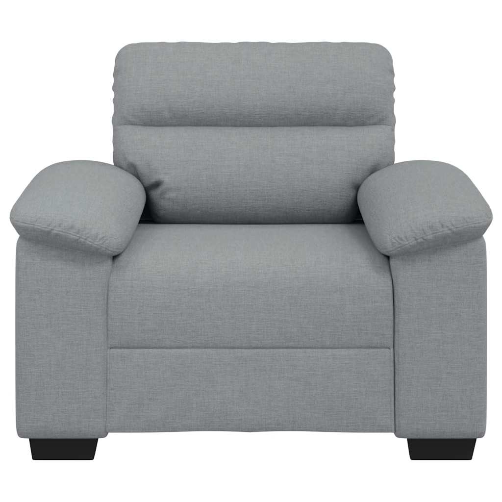 Fauteuil Stof 60 cm Lichtgrijs